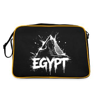 Pyramide du Sphinx d’Égypte - Sac Retro - noir/or - Dos