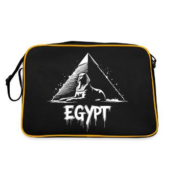 Pyramide du Sphinx d’Égypte - Sac Retro - noir/or - Dos