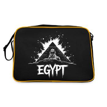 Pyramide du Sphinx d’Égypte - Sac Retro - noir/or - Dos