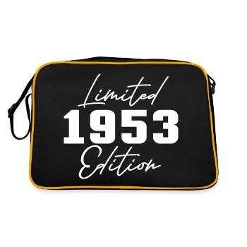 70th Birthday Men Women Anniversary 70 Years Old - Retro Bag - black/gold - Back