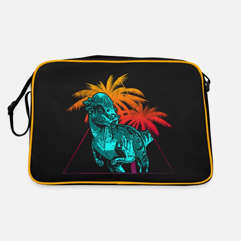 Pachycephalosaurus Dinosaur Retro Bag