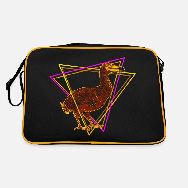 Dodo - ausgestorbener flugunfähiger Vogel Retro Tasche