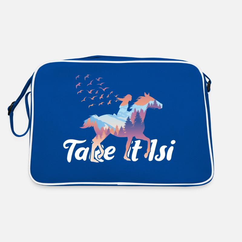 take it isi isländer Spruch Retro Tasche