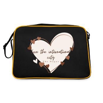 J’aime de cœur La Haye - Sac Retro - noir/or - Dos