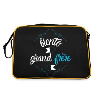 Bientot Grand frère - Sac Retro - noir/or - Dos
