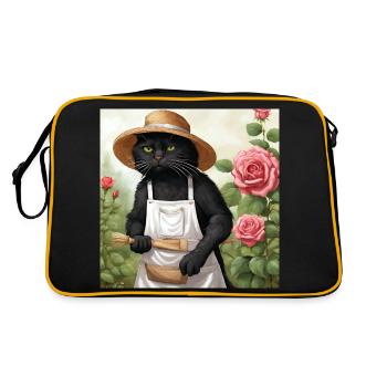 Garden tomcat - Retro Bag - black/gold - Back