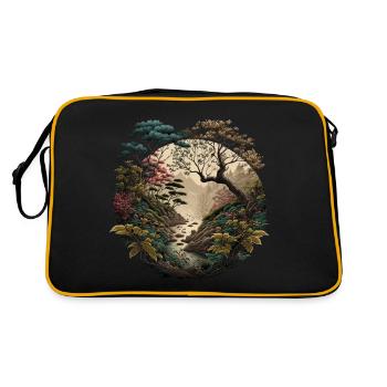 Out and about - Retro Bag - black/gold - Back