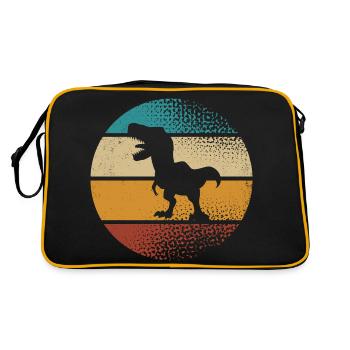 T Rex - Retro Bag - black/gold - Back