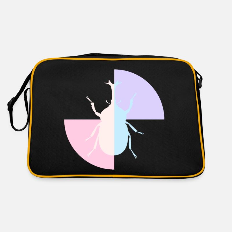Duo Yellow Pastel Blue Retro Bag