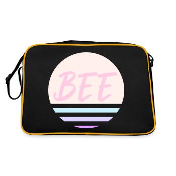 Rose abeille - Sac Retro - noir/or - Dos