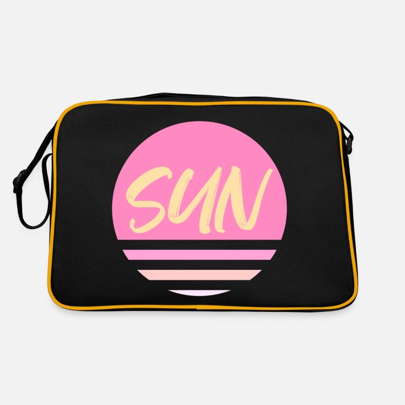 Jaune Soleil Sac Retro