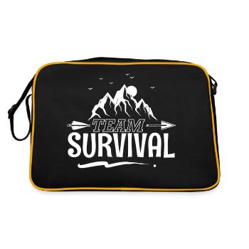 Team Survival - Retro Bag - black/gold - Back