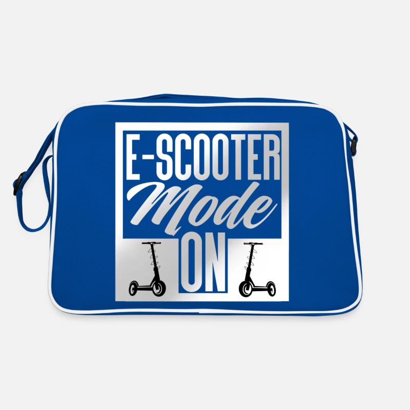 E Scooter Roller Elektroroller Retro Tasche