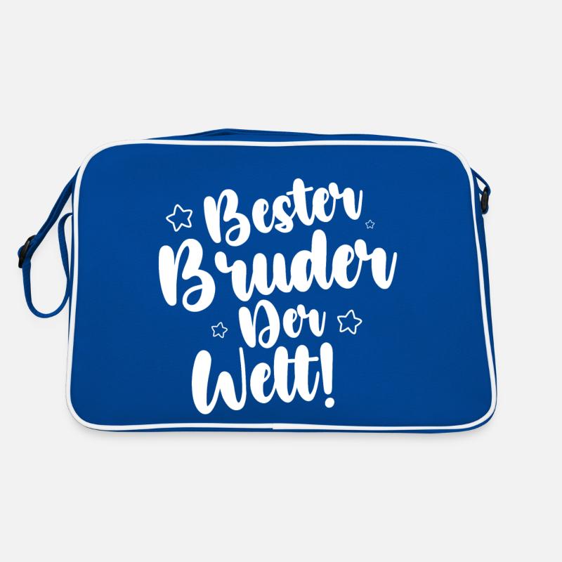 Bester Bruder Der Welt Retro Tasche
