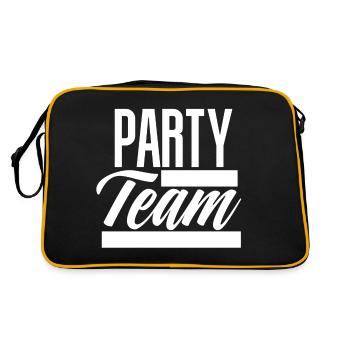 Équipe du parti - Sac Retro - noir/or - Dos