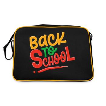 Back To School - Retro Bag - black/gold - Back