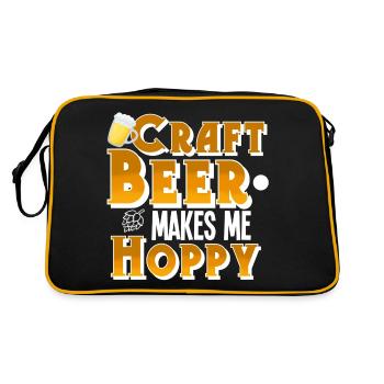 Craft Beer - Retro Bag - black/gold - Back