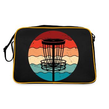 Disc Golf - Sac Retro - noir/or - Dos