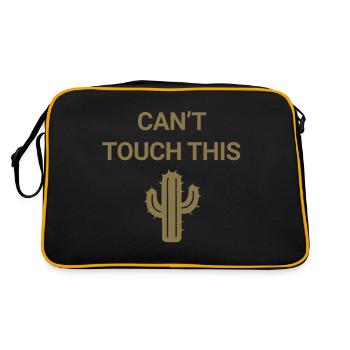 Can't touch this - Retro Bag - black/gold - Back
