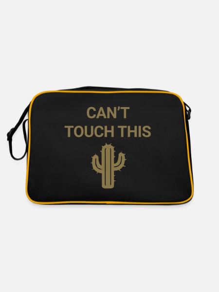 Can't touch this - Retro Bag - black/gold - Back