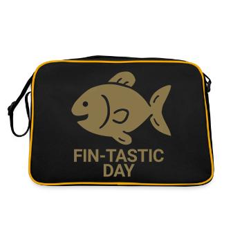 Fin-tastic day - Retro Bag - black/gold - Back