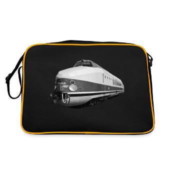Multiple unit VT18.16 Reichsbahn locomotive Karlex - Retro Bag - black/gold - Back