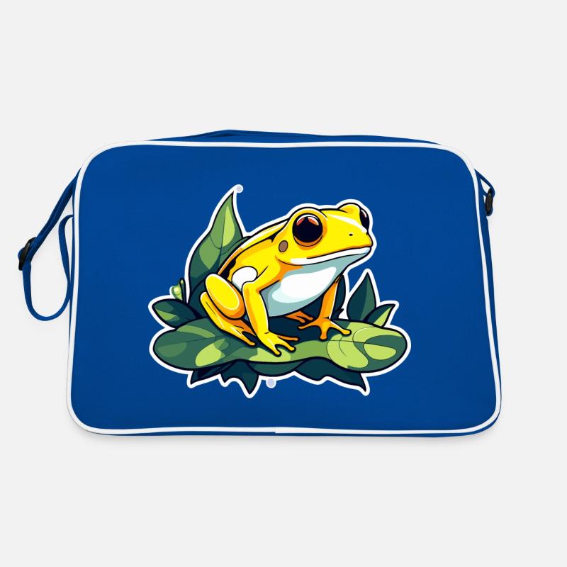 Poison Dart Frog Frog Drawing Retro Bag