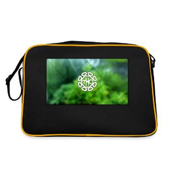 THC Cannabis - Retro Tasche - Schwarz/Gold - Hinten