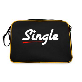 single - Retro Bag - black/gold - Back