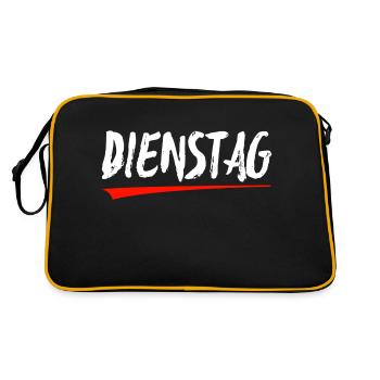 Tuesday - Retro Bag - black/gold - Back