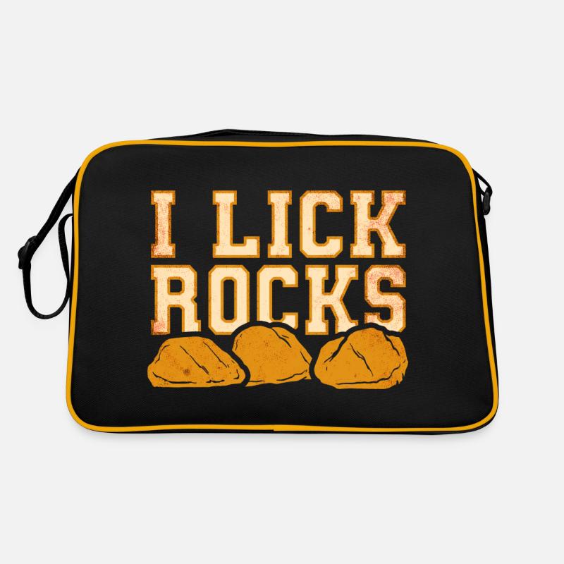 Je lèche des pierres - Géologue Sac Retro