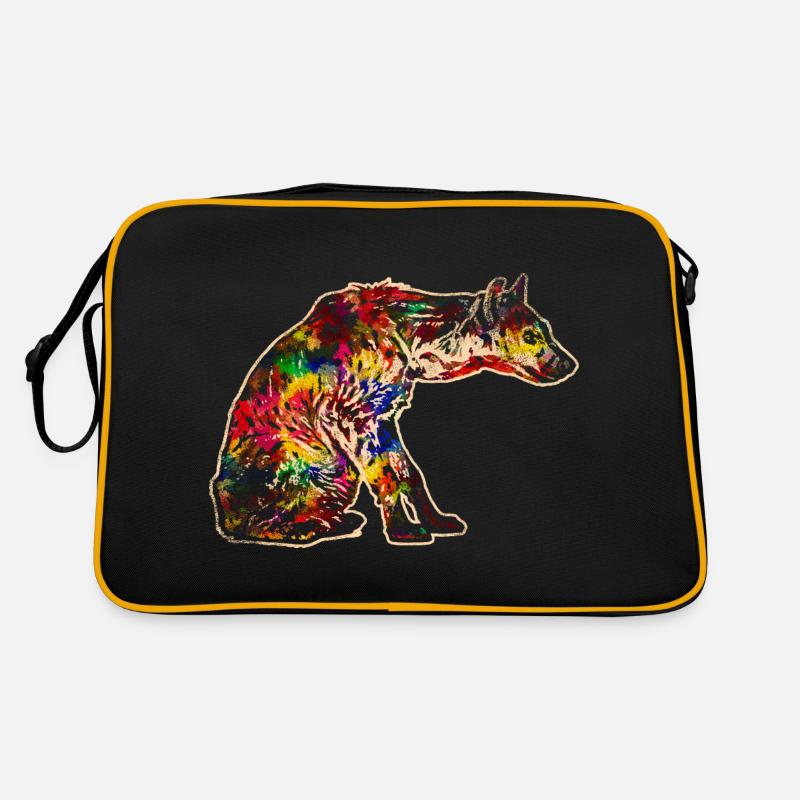 Hyène colorée Sac Retro