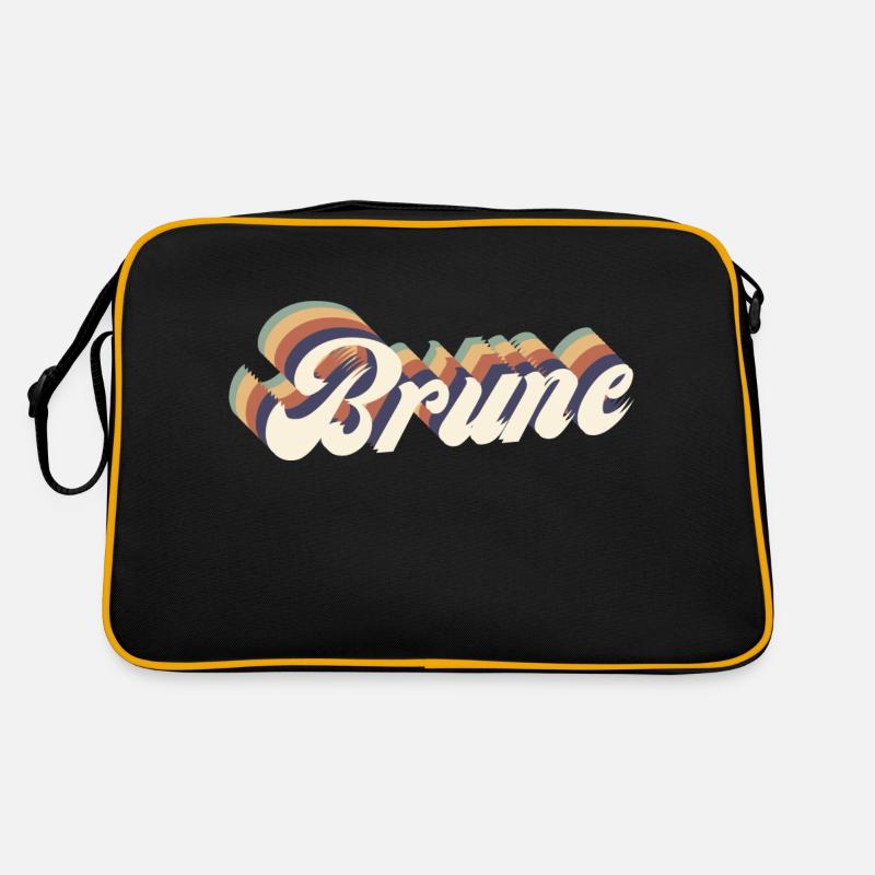 Brune vintage Sac Retro