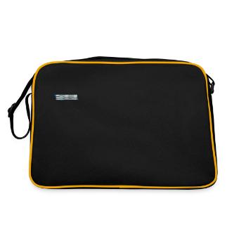 EINFACH SO - Retro Tasche - Schwarz/Gold - Hinten