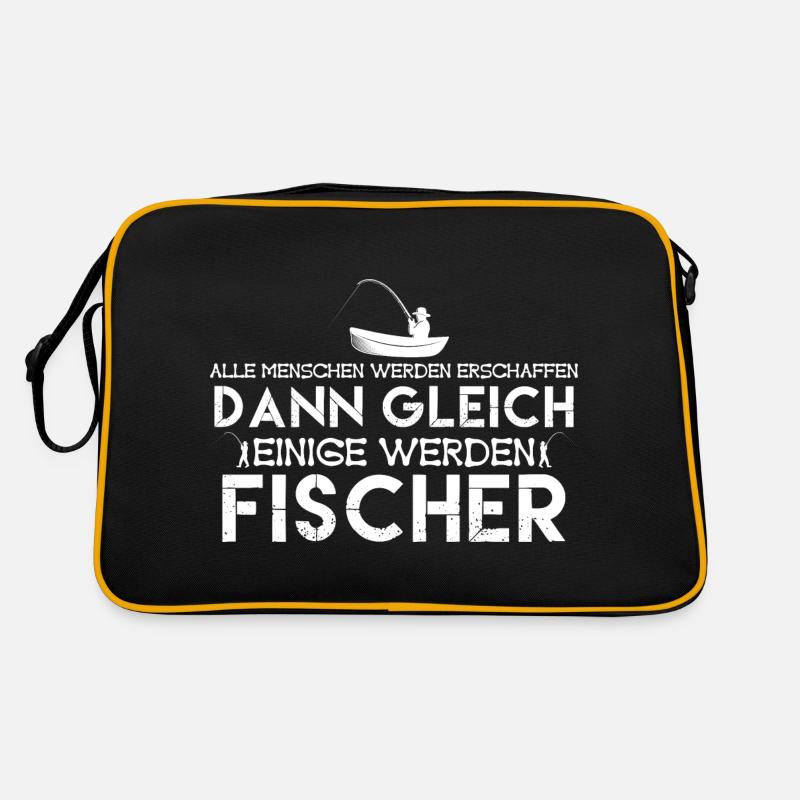 Fischer | werden fischer . fischer - Retro Tasche - Schwarz/Gold