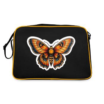 Moth Neo Traditional - Retro Bag - black/gold - Back