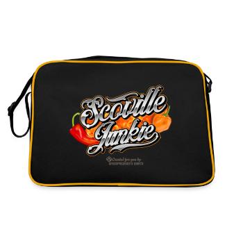 Chili Design Scoville Junkie - Retro Bag - black/gold - Back