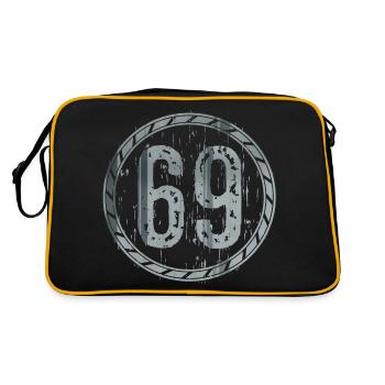 69 - Retro Bag - black/gold - Back