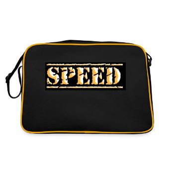 Speed - Retro Bag - black/gold - Back