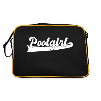 Lifeguard Saying - Retro Bag - black/gold - Back