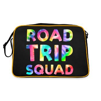 Road trip Voyage en groupe Vacances en voiture en famille - Sac Retro - noir/or - Dos