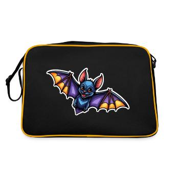 Bat Neo Traditional - Retro Bag - black/gold - Back