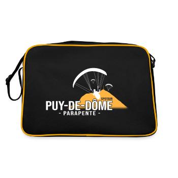Parapente parapentiste puy de dôme spot parapente - Sac Retro - noir/or - Dos