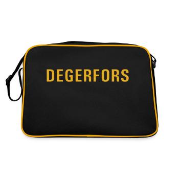 Degerfors - Retro Bag - black/gold - Back