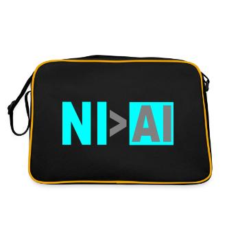 NI > AI - Retro Bag - black/gold - Back