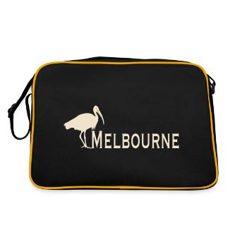 Poulet poubelle Melbourne - Sac Retro - noir/or - Dos
