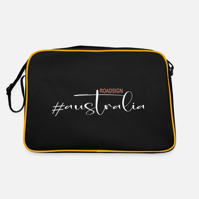 ROADSIGN australia - Retro Bag - black/gold