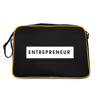 Entrepreneur - Retro Bag - black/gold - Back