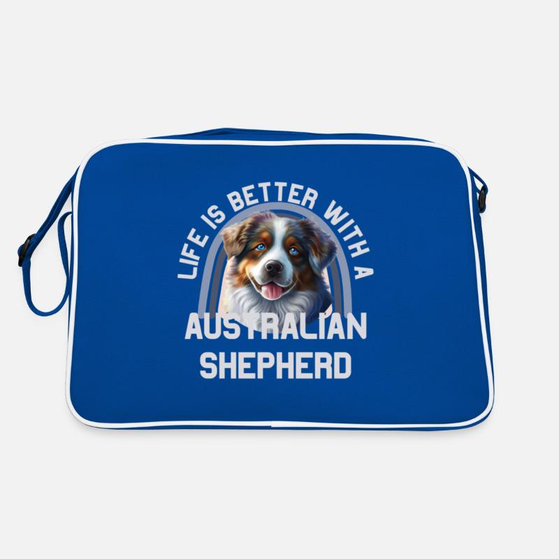 Australian Shepherd Retro Bag