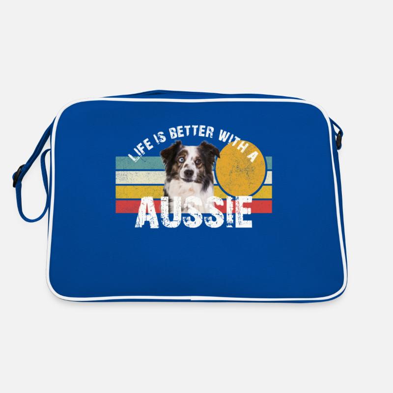 Australian Shepherd Retro Bag